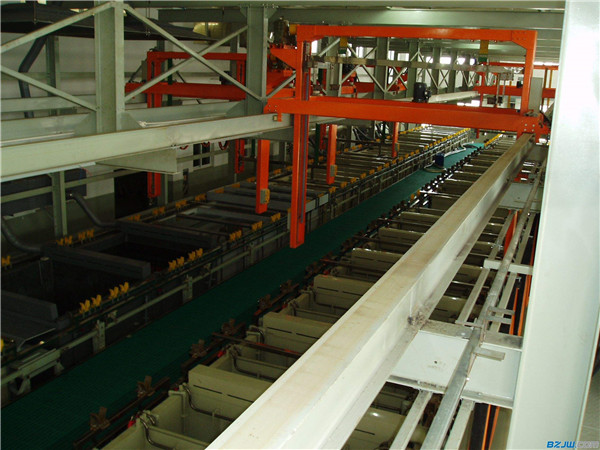 Hanging plating equipment